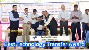 Tamil Farming TV Pon Senthilkumar IIHR Best Technology Transfer Award