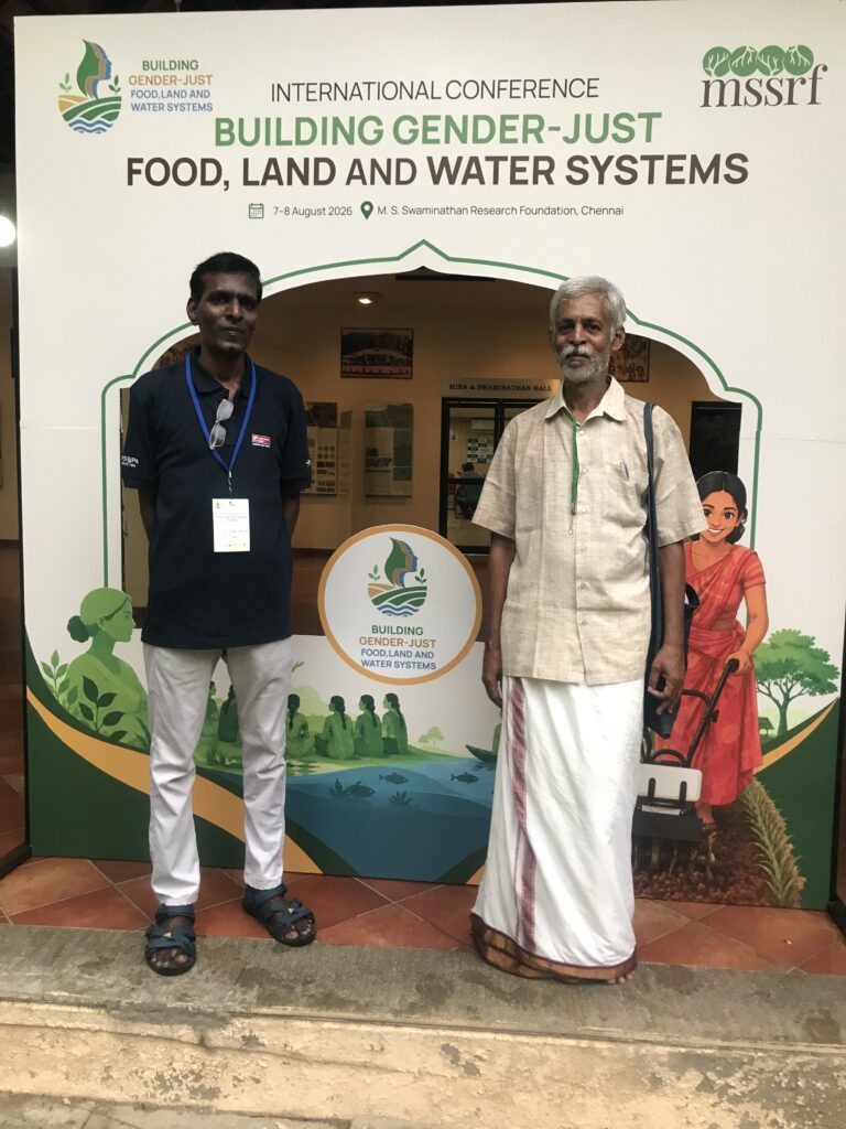 எம்.எஸ்.சுவாமிநாதன் ஆராய்ச்சி நிறுவனத்தில் சேவா விவேகானந்தன், பொன் செந்தில்குமார்